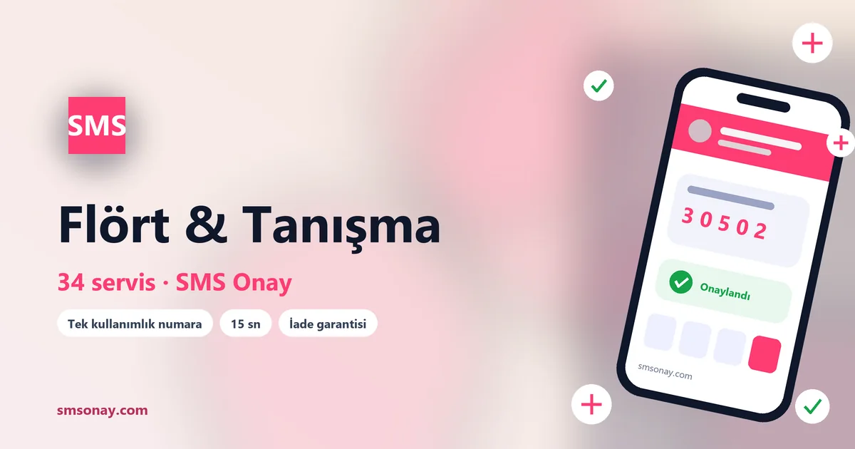 Flört & Tanışma SMS onay